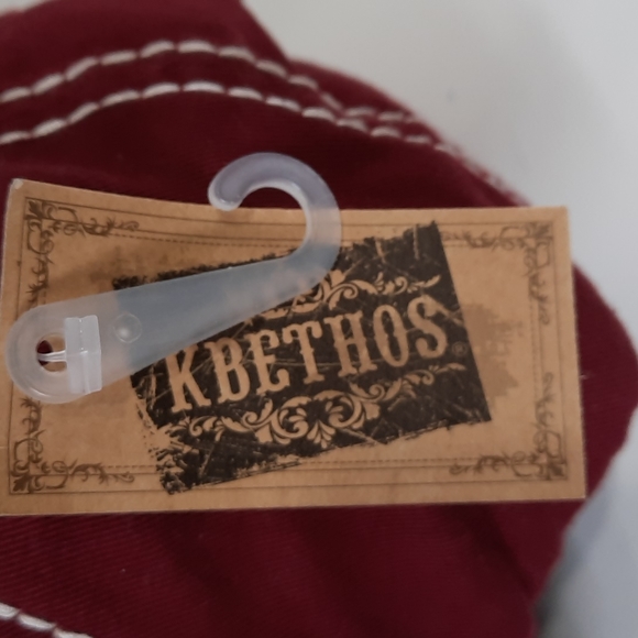 #Dog Momma Baseball Hat Cap Headwear Vintage Look KBETHOS NWT Burgundy - Picture 10 of 10